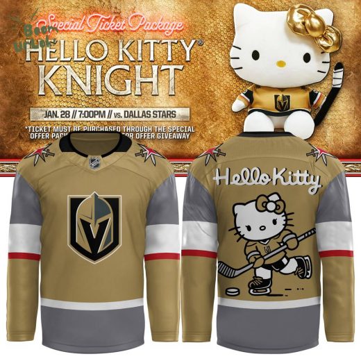 Vegas Golden Knights x Hello Kitty Jersey 2024