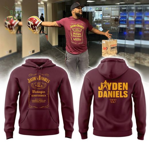 Washington Commanders Jayden Daniels 2024 Fleece Edition Hoodie