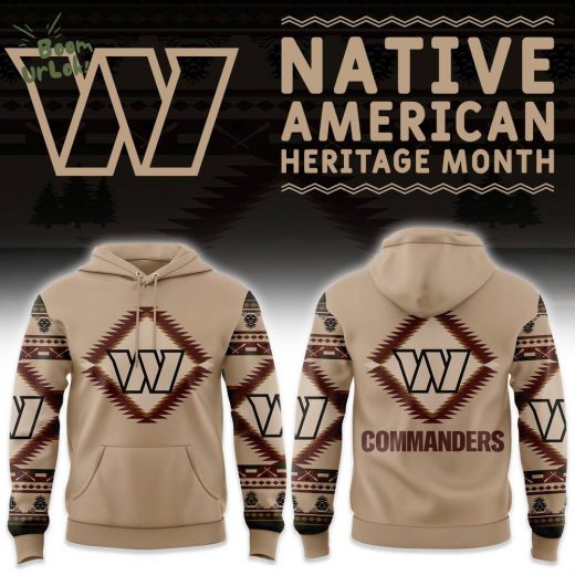 Washington Commanders Native American Heritage Hoodie 2024 Limited Edition