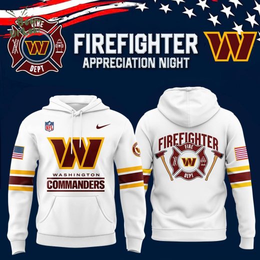 Washington Commanders x 2024 Firefighter Appreciation Night Premium Limited Pullover Hoodie