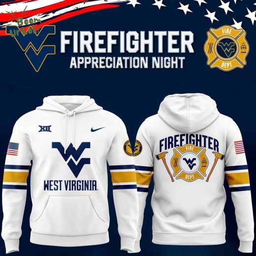 West Virginia Football x 2024 Firefighter Appreciation Night Premium Limited Hoodie – Special Edition