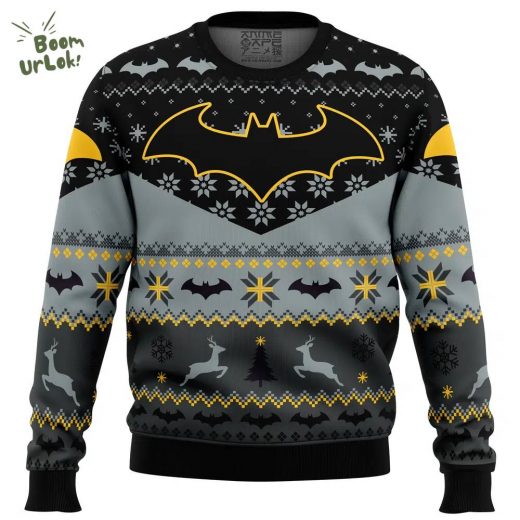 Xmas Batman DC Comics Ugly Christmas Sweater – Superhero Holiday Edition