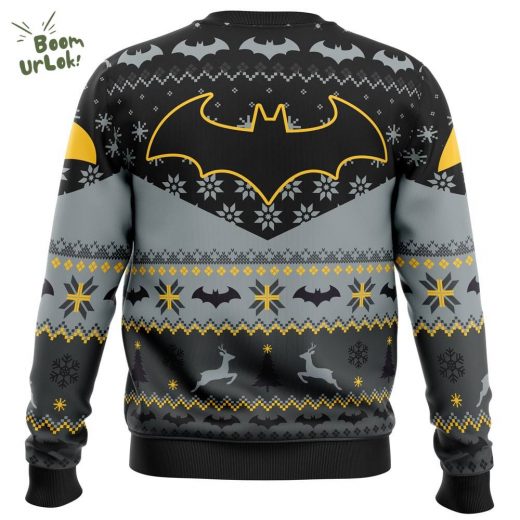 Xmas Batman DC Comics Ugly Christmas Sweater – Superhero Holiday Edition