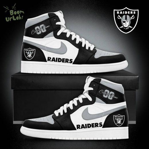 2024 Special Edition Las Vegas Raiders Air Jordan 1 Shoes