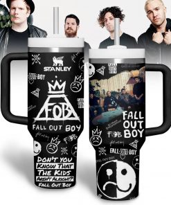 40oz Fall Out Boy Tumbler with Handle 2024 Edition