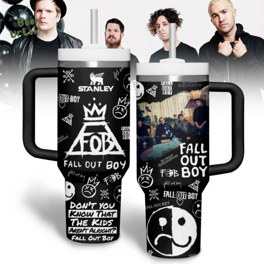 40oz Fall Out Boy Tumbler with Handle 2024 Edition