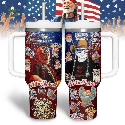 40oz Handle Tumbler – Long Live Willie Nelson Edition