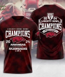 Arkansas Razorbacks Football 3D T-shirt – Limited Edition Fan Gear