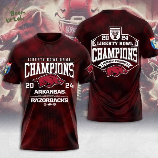 Arkansas Razorbacks Football 3D T-shirt – Limited Edition Fan Gear