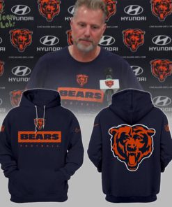 Chicago Bears NFL Coach Matt Eberflus Training Campaign Nike Navy Hoodie