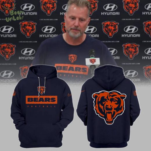 Chicago Bears NFL Coach Matt Eberflus Training Campaign Nike Navy Hoodie