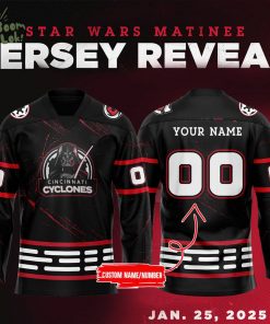 Cincinnati Cyclones 2024 Star Wars Matinee Limited Edition Personalized Jersey