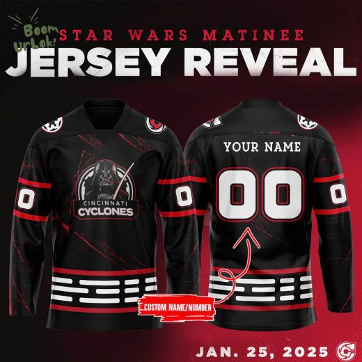 Cincinnati Cyclones 2024 Star Wars Matinee Limited Edition Personalized Jersey