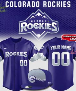 Custom Colorado Rockies Baseball Jersey – Personalized Name & Number