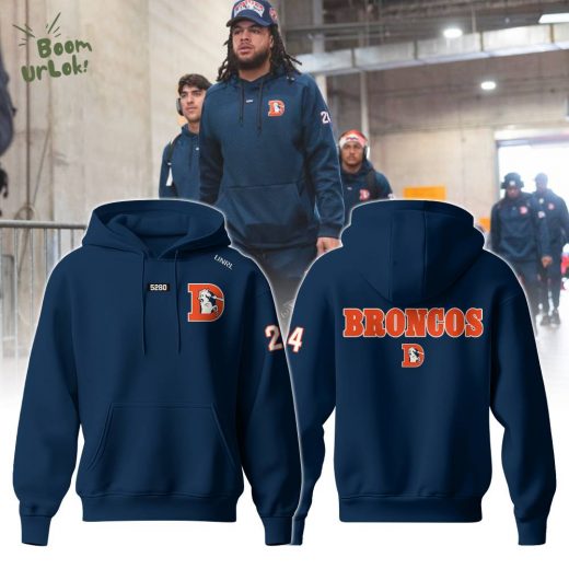 Denver Broncos Navy Hoodie – Limited Edition 2025