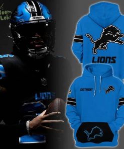 Detroit Lions 3D Hoodie – Unique Sports Apparel