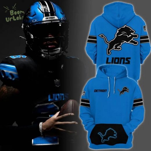 Detroit Lions 3D Hoodie – Unique Sports Apparel