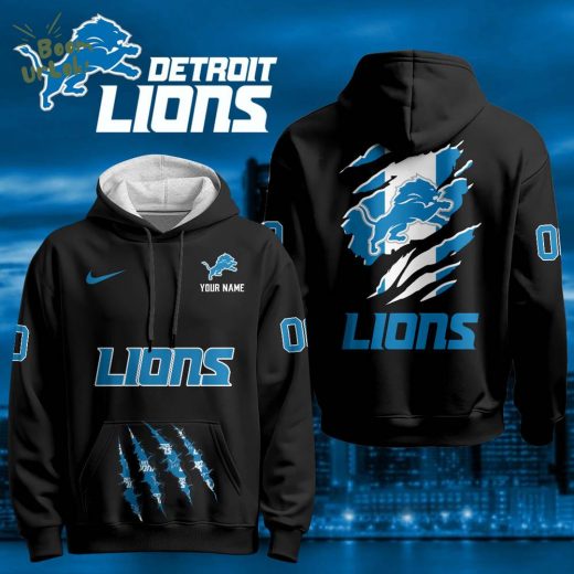 Detroit Lions Custom Hoodie – Best Gift for Football Fans