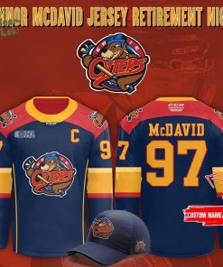 Erie Otters Connor McDavid Jersey Retirement Night Hoodie