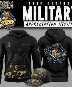 Erie Otters Military Appreciation 2024 Pullover Hoodie