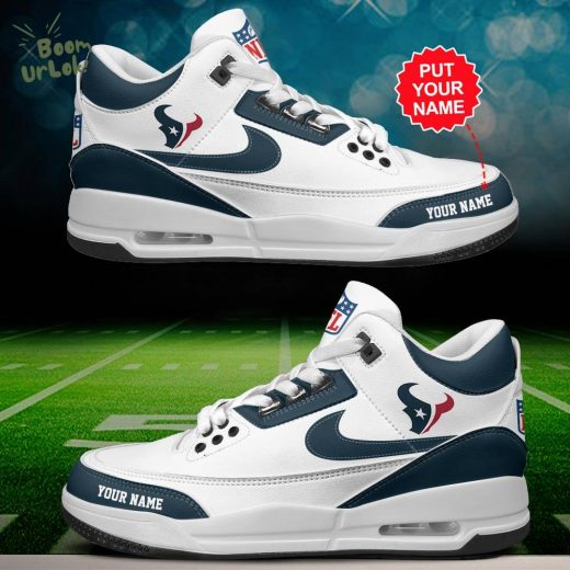 Houston Texans Air Jordan 3 Shoes Personalized – Custom Fan Gear