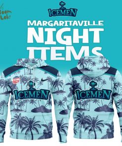 Jacksonville Icemen x Margaritaville Night Hoodie – Limited 2024 Design