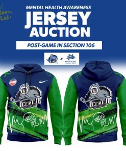 Jacksonville Icemen x Mental Health Awareness Night 2024 Hoodie