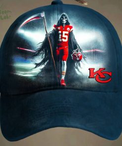 Kansas City Chiefs Dark Grim Reaper Football Hat