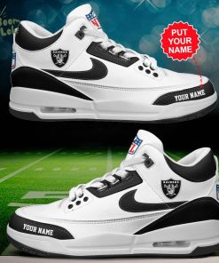 Las Vegas Raiders Air Jordan 3 Shoes Personalized – Limited Edition Team Shoes