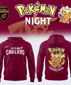 Limited Edition Cleveland Cavaliers x Pokémon Night Hoodie 2025