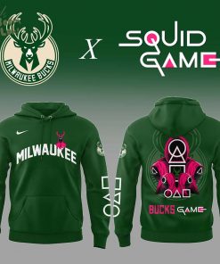 Limited Edition Milwaukee Bucks x Squid Game Hoodie 2025