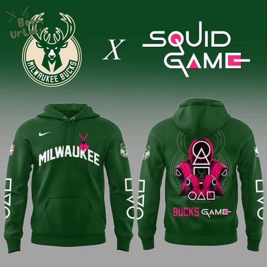 Limited Edition Milwaukee Bucks x Squid Game Hoodie 2025