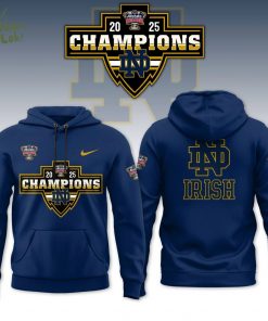 Limited Edition Notre Dame Football Bowl Championship Navy Hoodie – Official Merch