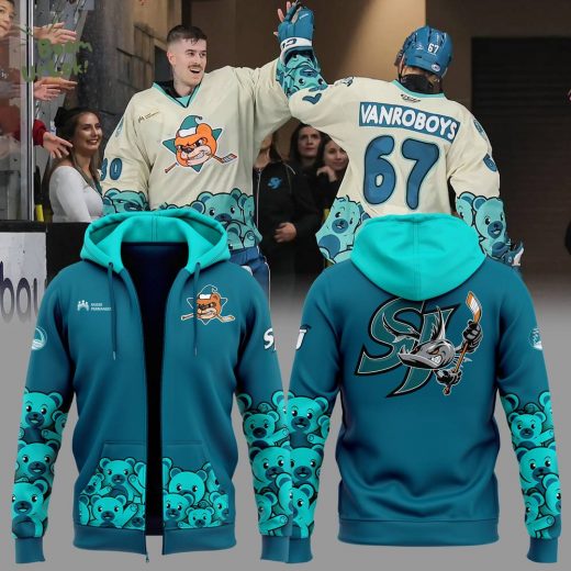 Limited Edition San Jose Barracuda Zip Hoodie 2025