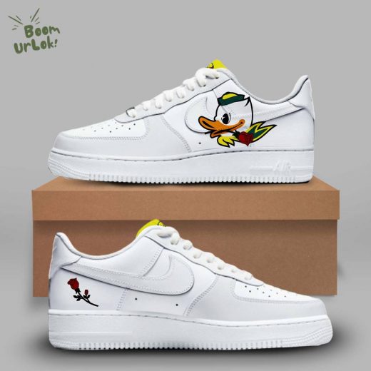 Limited Oregon Ducks x Rose Bowl Game AF1 Shoes – Custom Sneakers