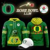 Men’s Oregon Football 2024 Rose Bowl Game Premium Pullover Hoodie – Limited Edition