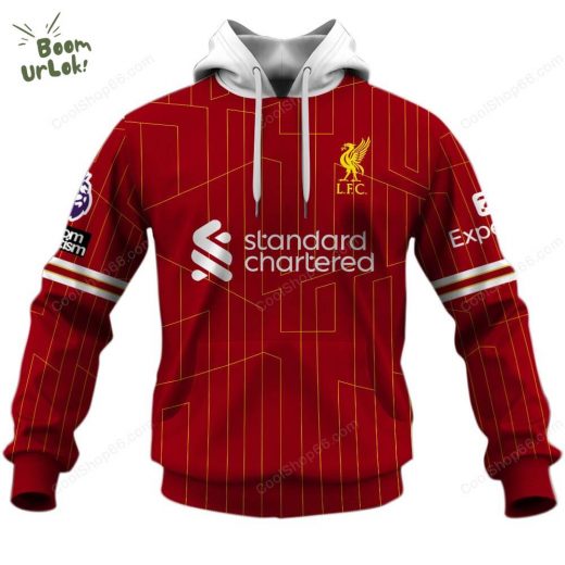 Liverpool F.C. Home Jersey Style Hoodie 2025