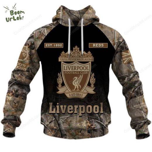 Liverpool F.C. Hunting Camo Design Hoodie 2025