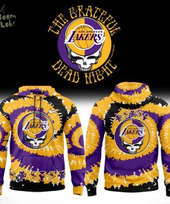 Los Angeles Lakers Grateful Dead Night Hoodie – NBA Fan Gear