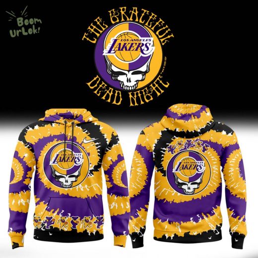 Los Angeles Lakers Grateful Dead Night Hoodie – NBA Fan Gear