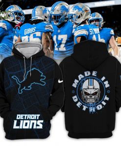 Love Football 2024 New Detroit Lions 3D Hoodie – Made in Detroit