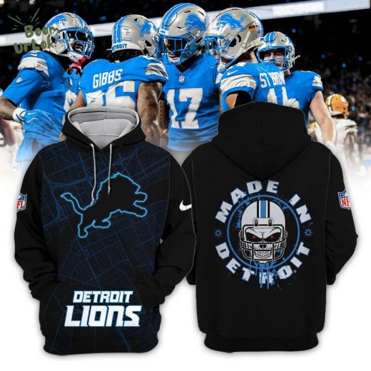 Love Football 2024 New Detroit Lions 3D Hoodie – Made in Detroit