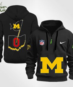 Love Football Michigan 2025 Newest 2D Quarter Zip Hoodie