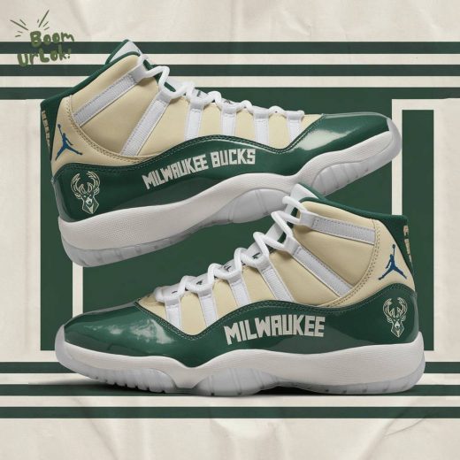 MIL Bucks 2024 Emirates National Basketball Championship Air Jordan 11 Sneakers