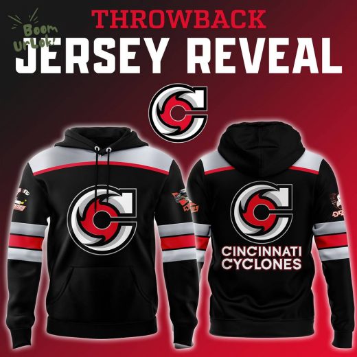 Men’s Cincinnati Cyclones Throwback Night 2024 Limited Edition Pullover Hoodie