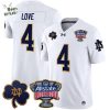 Men’s Notre Dame Fighting Irish 2024 Sugar Bowl Gold Patch Jersey – Vapor Limited