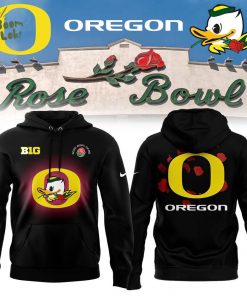 Men’s Oregon Football 2024 Rose Bowl Game Premium Pullover Hoodie – Limited Edition