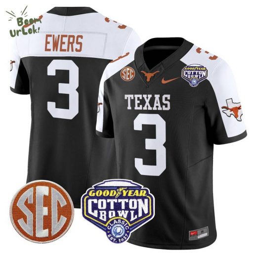 Men’s Texas Longhorns Cotton Bowl Patch Jersey – Vapor Limited Edition