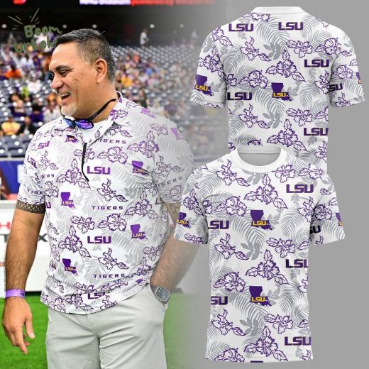 Men’s White LSU Tigers Performance T-shirt – Casual Sportswear