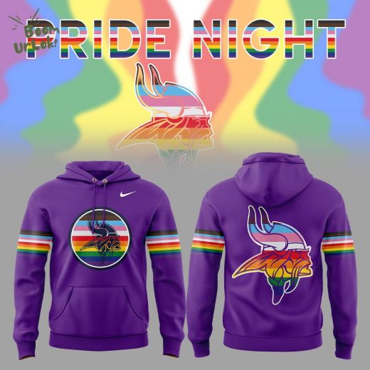 Minnesota Vikings Pride Night Hoodie – 2025 Limited Edition